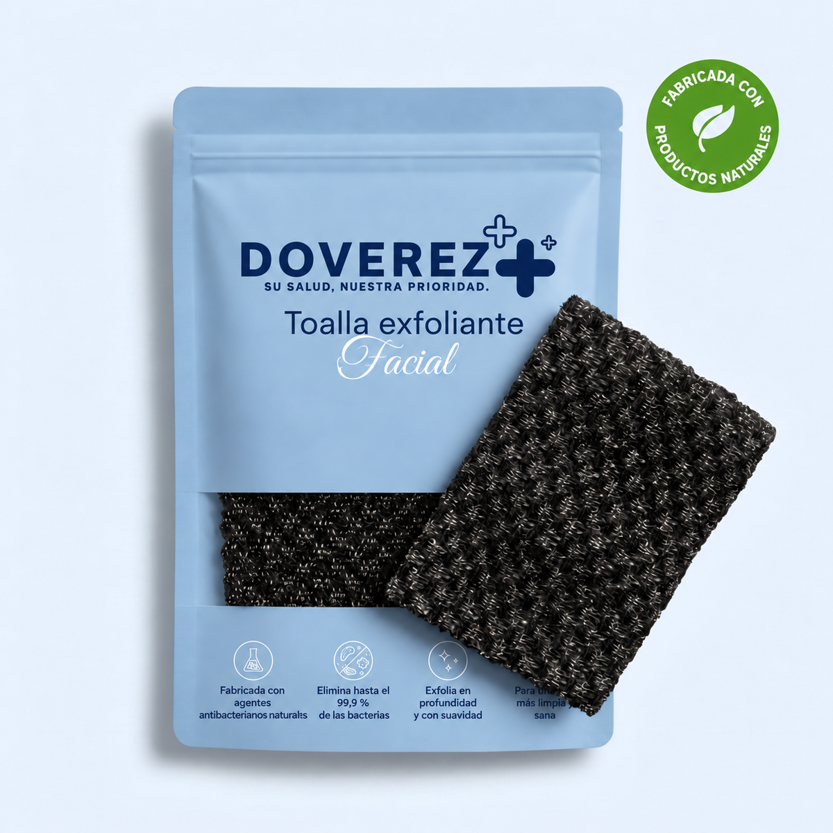 Toalla exfoliante facial - Doverez
