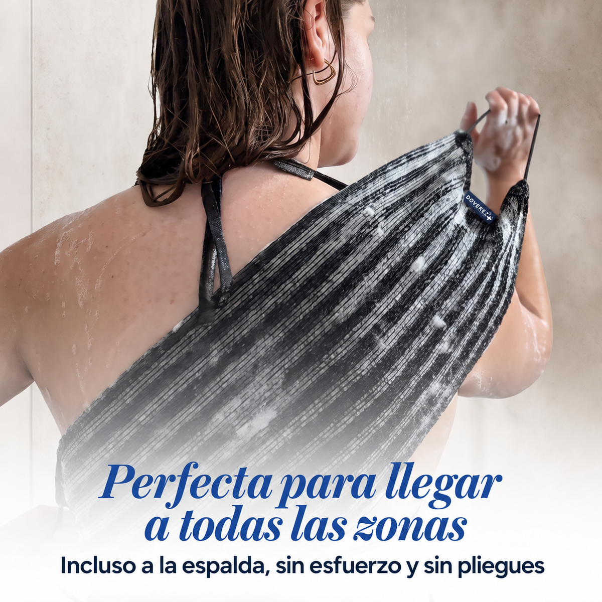 Toalla de ducha exfoliante Doverez